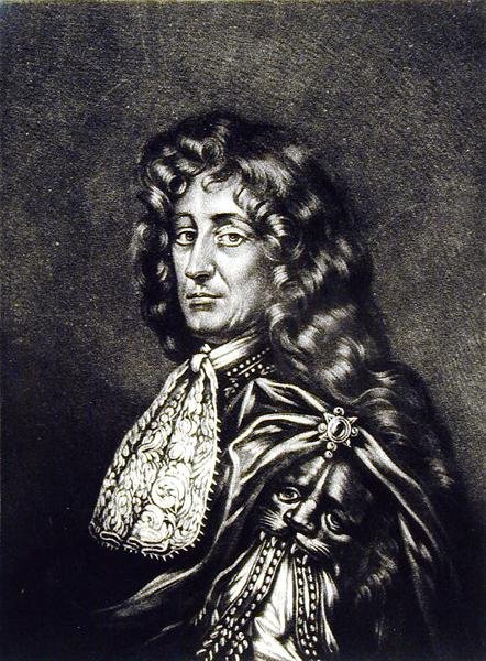 Prins Rupert (1619-82) illustration fra Portrait of Characters Illustrious in British History, graveret af Robert Dunkarton (1744-c.1817) (mezzotint) af English School