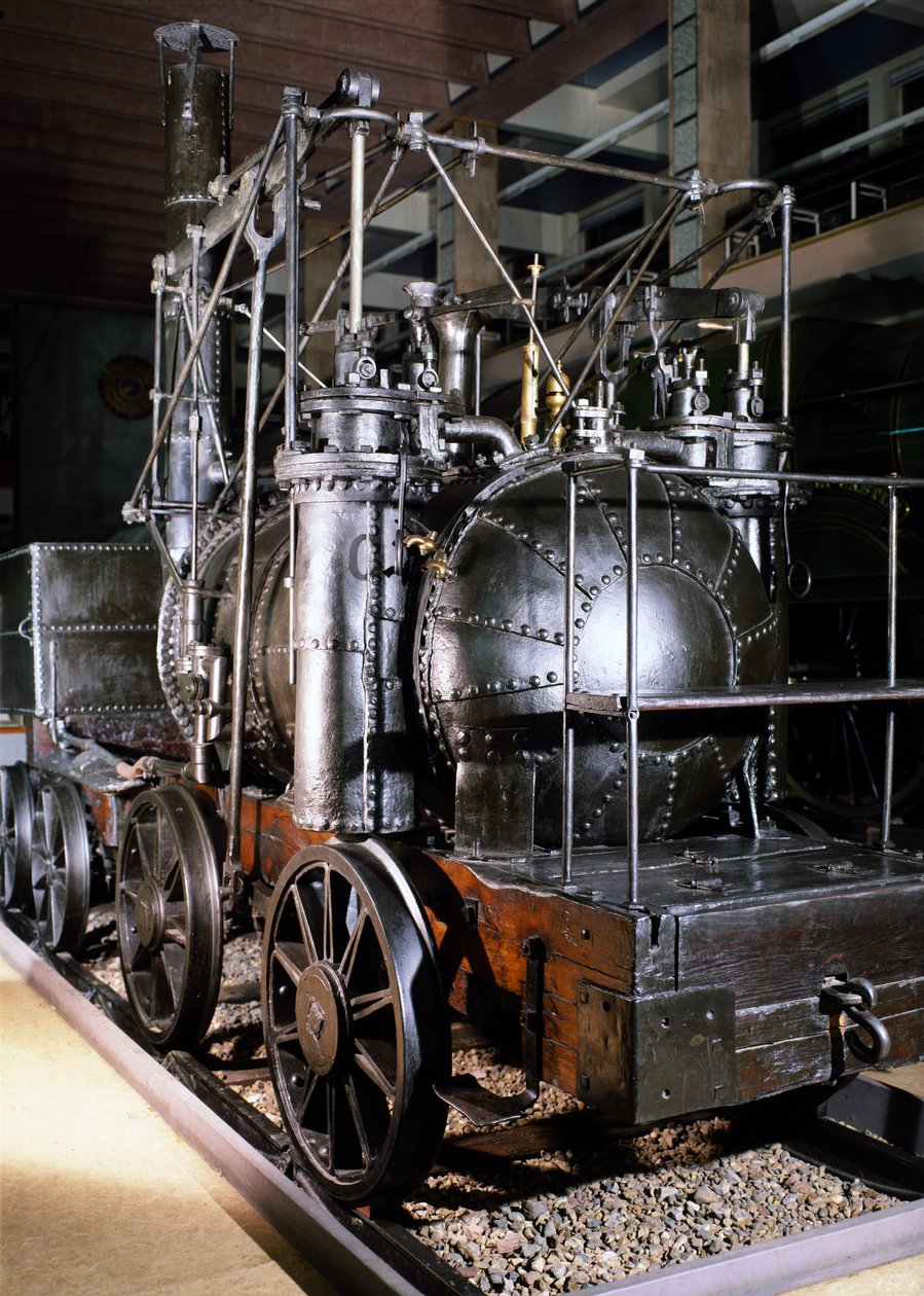 Puffing Billy, 1813 (metal) af English School