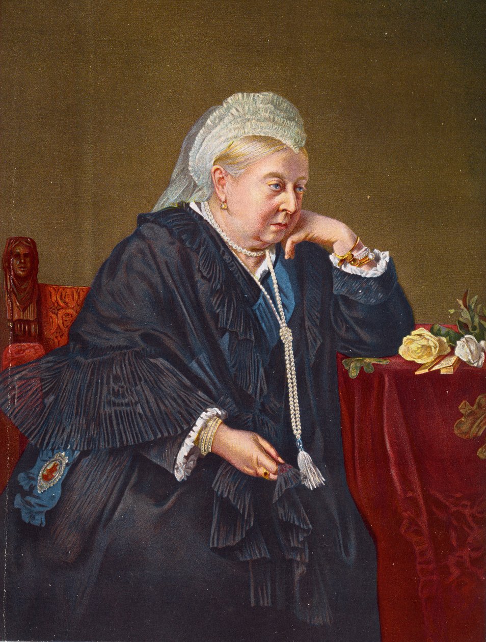 Dronning Victoria (1819-1901) 1899 af English School