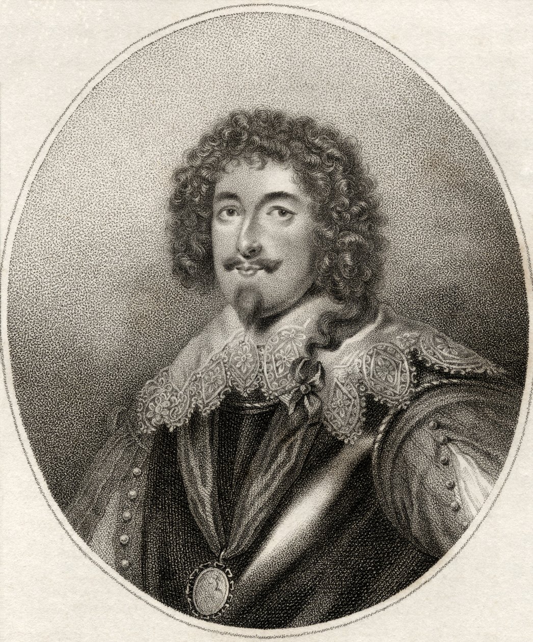 Richard Sackville, graveret af Bocquet, illustration fra 