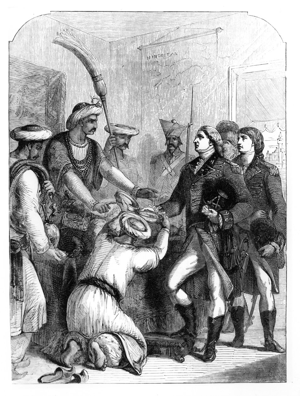 Robert Clive (1725-74) Modtog Bengalens 