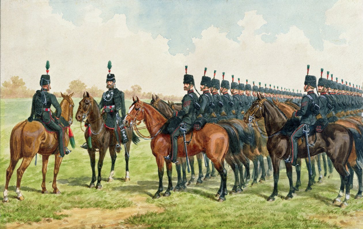 Royal East Kent Yeomanry, 1865 af English School