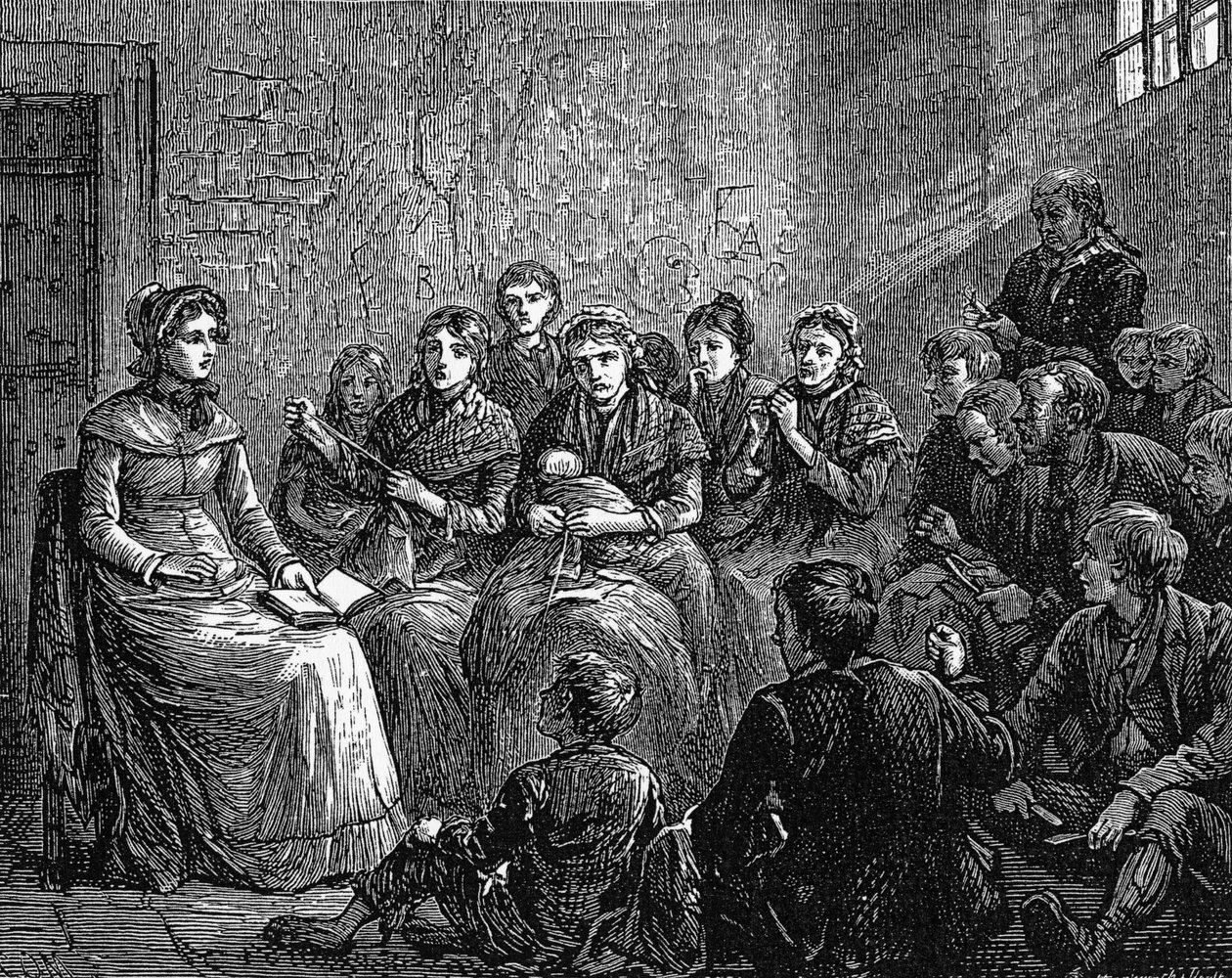 Sarah Martin i Tollhouse Gaol i Great Yarmouth af English School