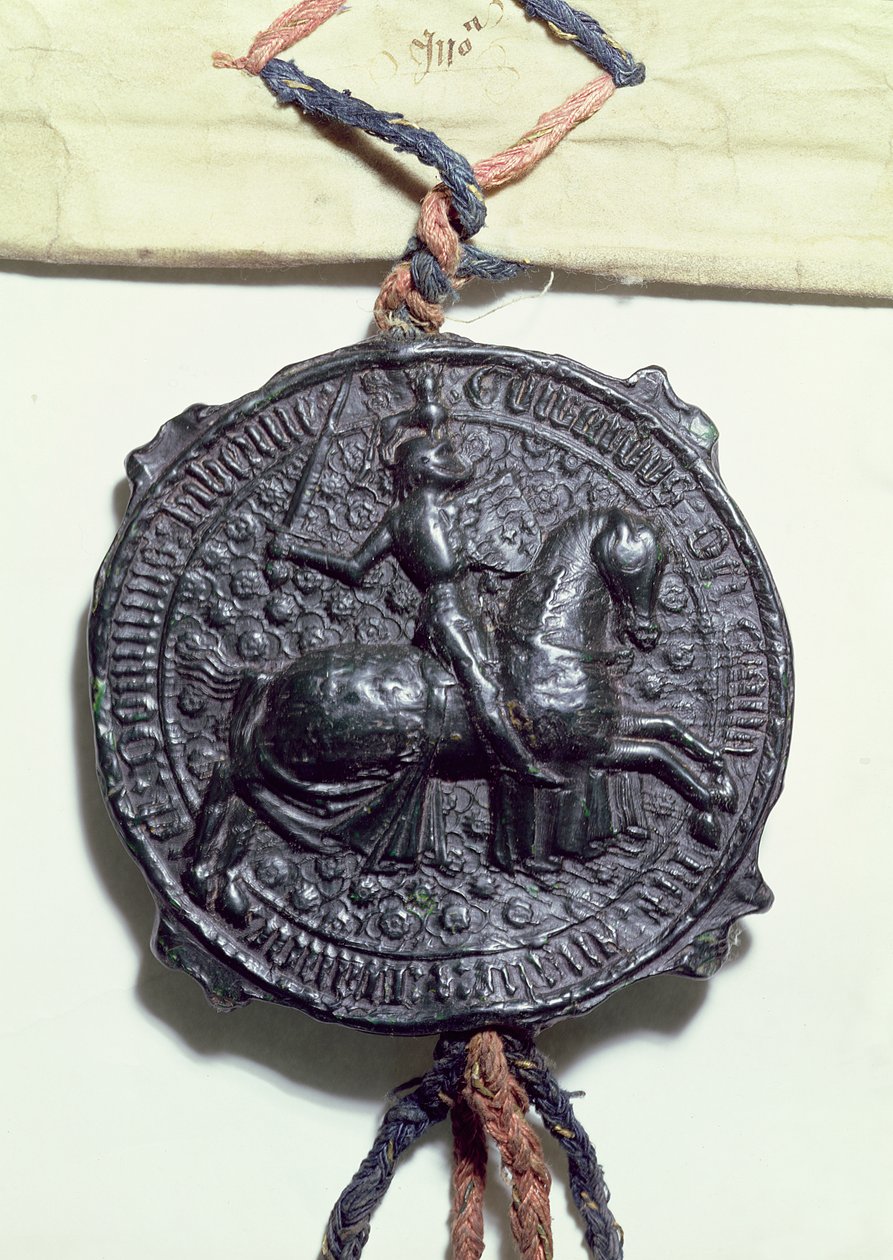 Segl af kong Edward IV (1442-83) af English School