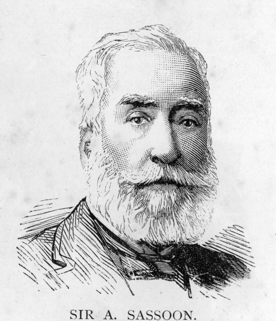 Sir Albert Sassoon, ca. 1890 (efter et foto af Russell und Sons) af English School