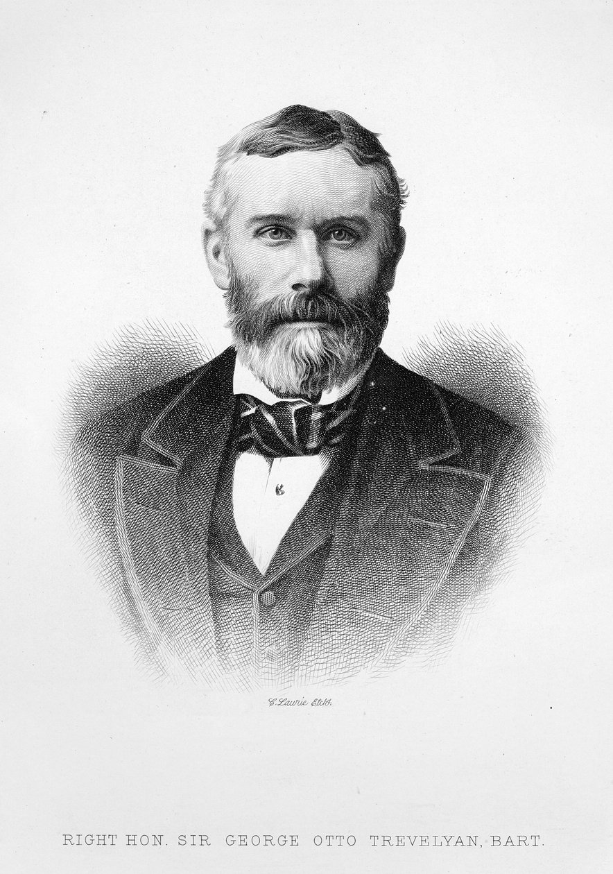 Sir George Otto Trevelyan af English School
