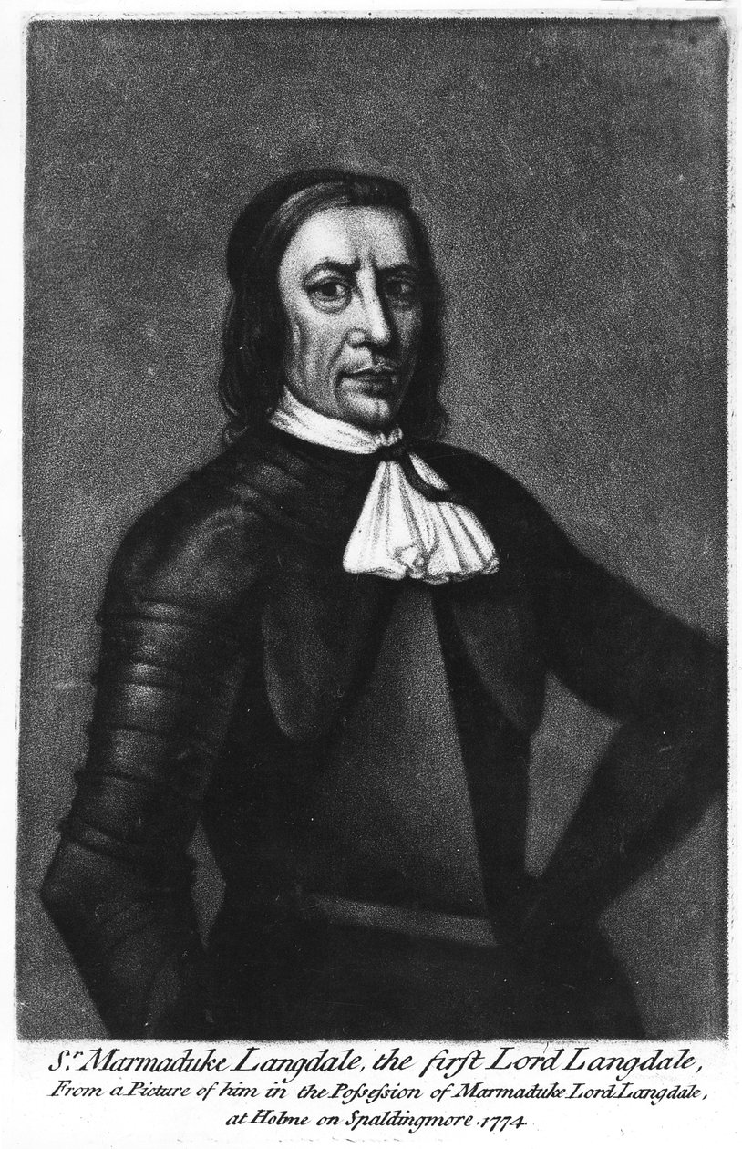 Sir Marmaduke Langdale, 1. Lord Langdale, ca. 1774 af English School