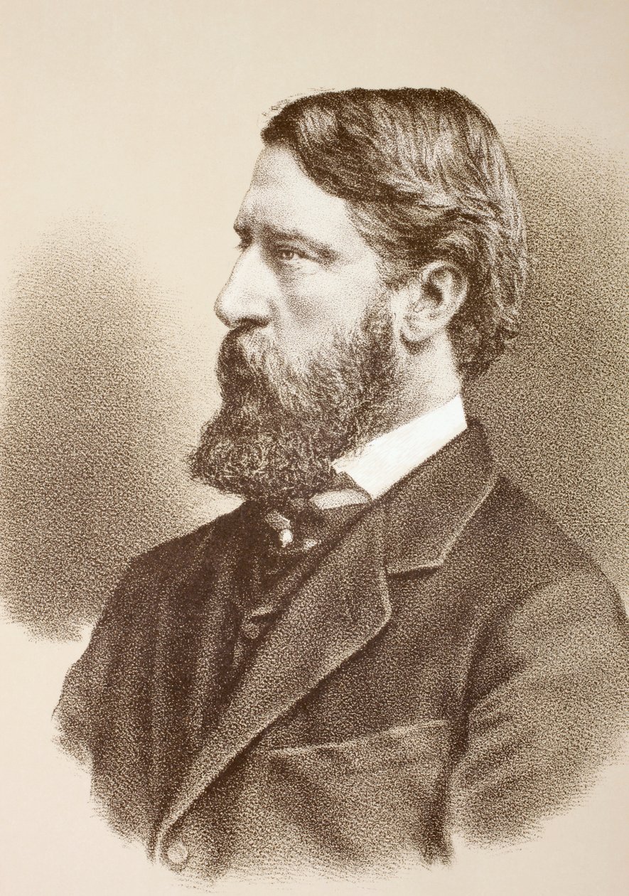 Spencer Compton Cavendish, 8. hertug af Devonshire, ca. 1890 af English School
