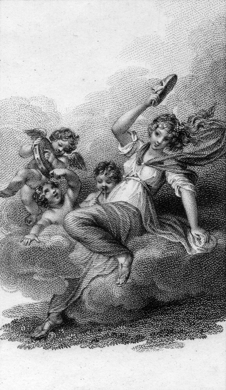 Thalia, Muse for komedie og idyllisk poesi, 1805 af English School
