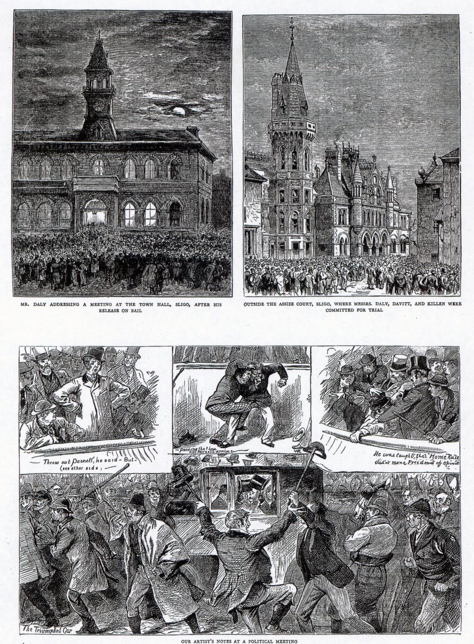 The Agitation in Ireland, illustrationer fra 
