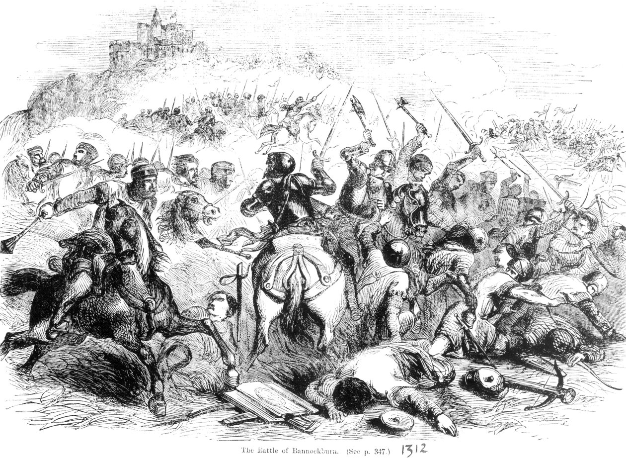 Slaget ved Bannockburn i 1314 af English School