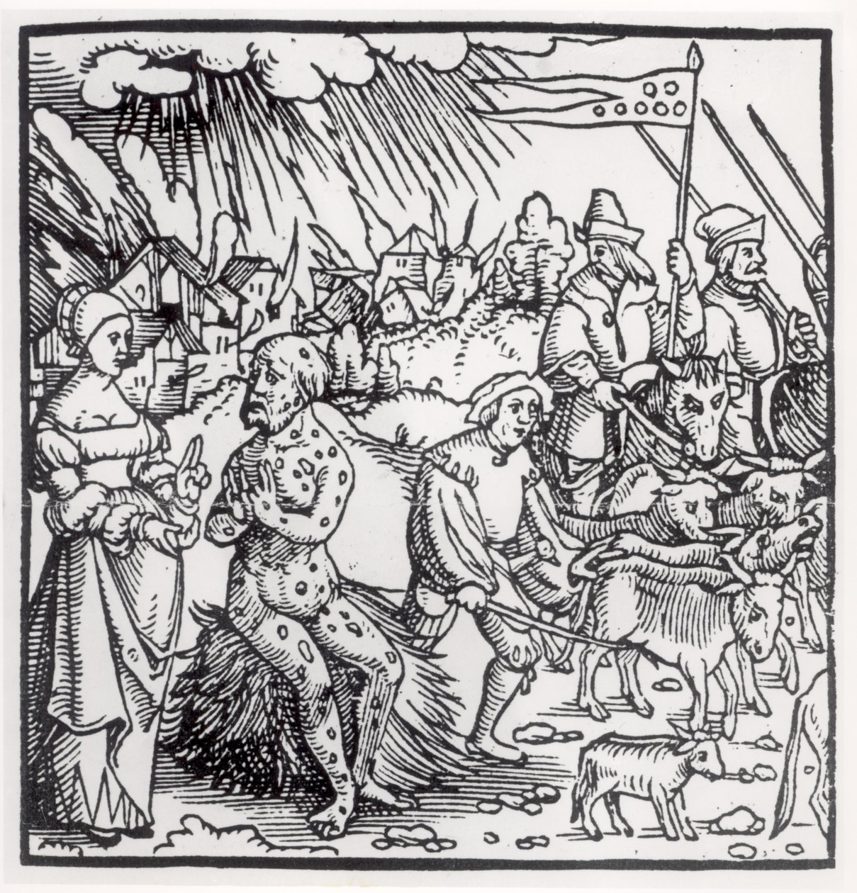 Den sorte død, 1348 af English School