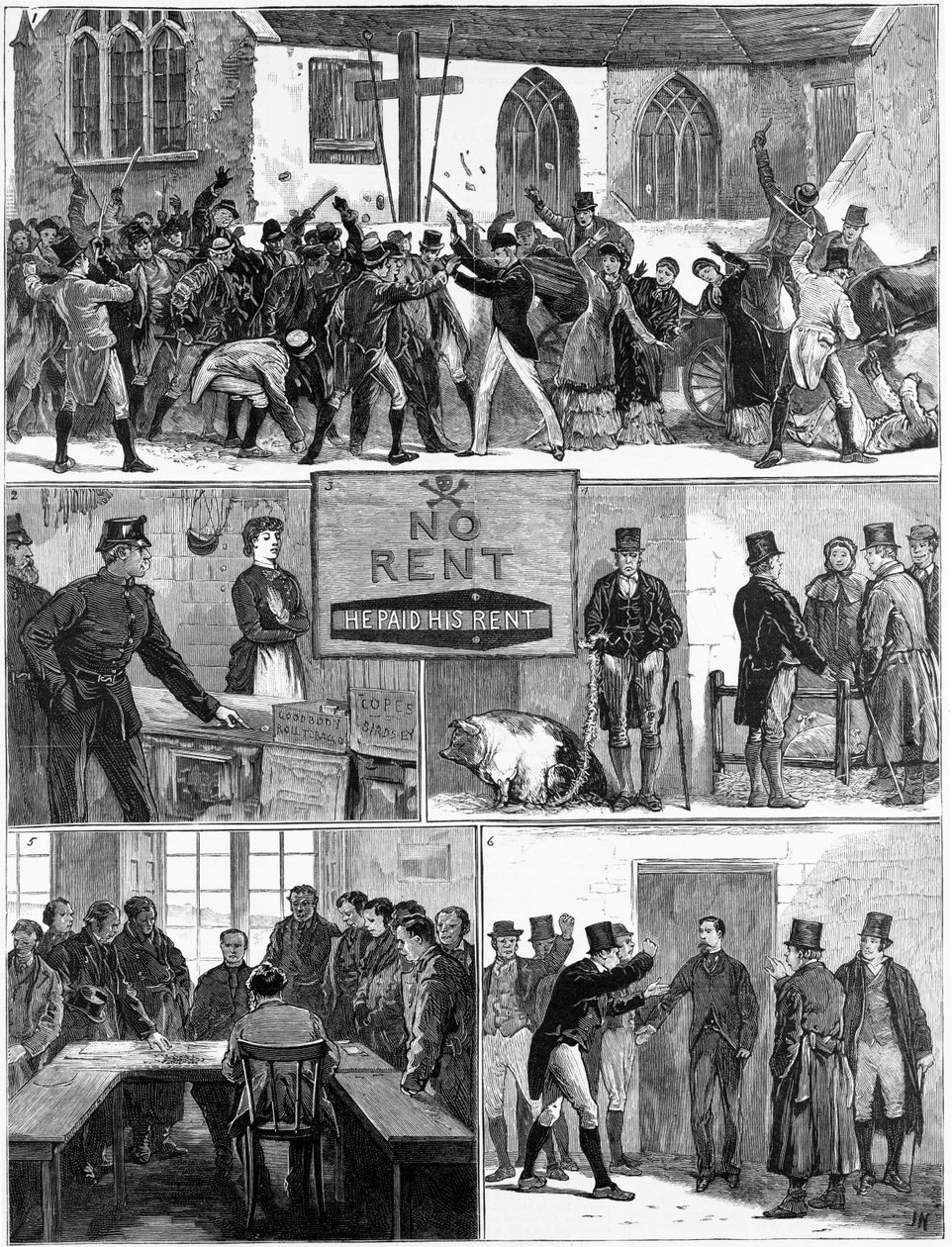 The Conditions of Ireland, illustration fra 