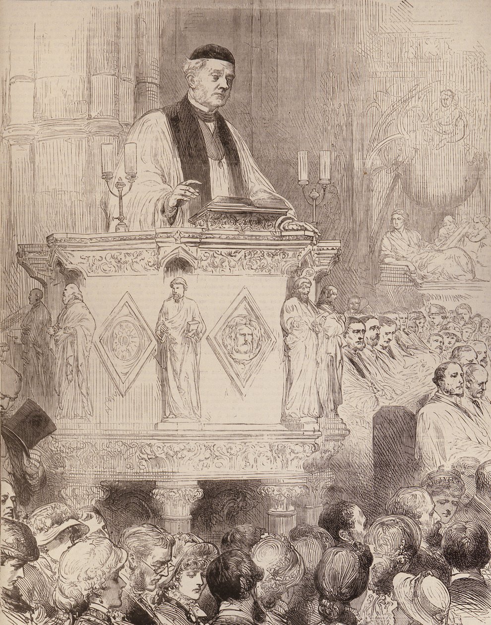 Den afdøde Dean Stanley: A Reminiscence, fra "The Illustrated London News", 30. juli 1881 af English School