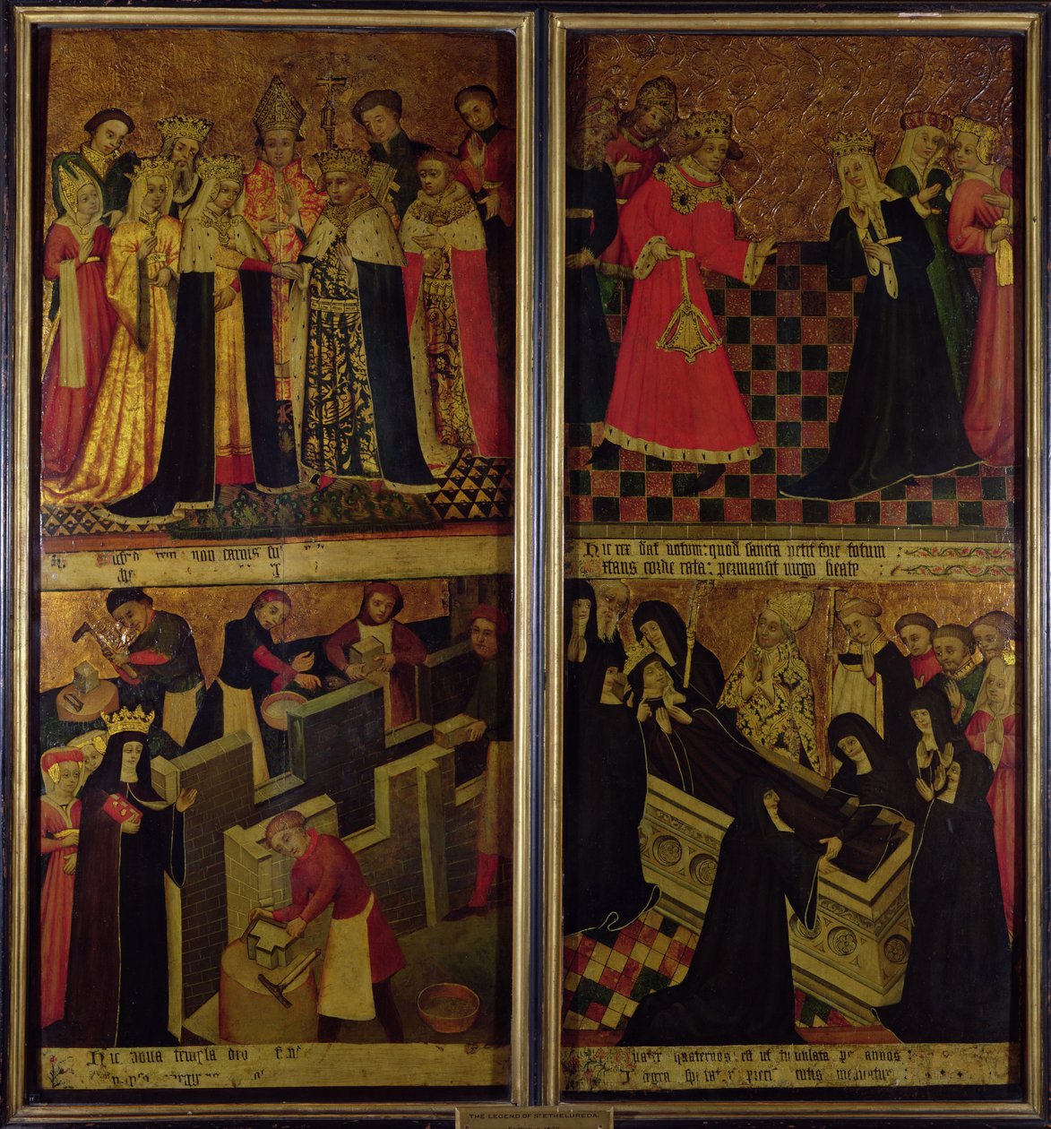 Legenden om St. Etheldreda, ca. 1425 af English School