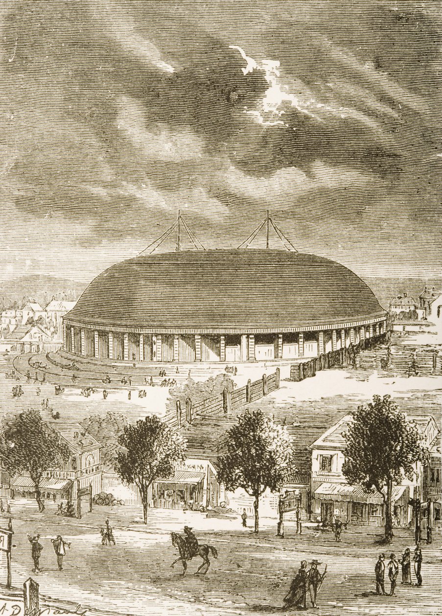 The Mormon Tabernacle, ca. 1870, fra 
