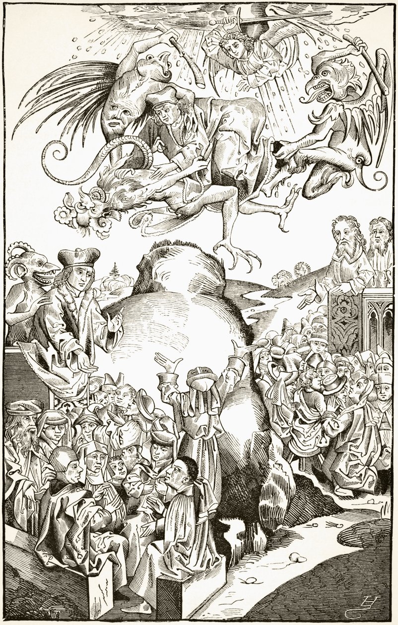 The Reign of Antichrist, efter en indgravering i 