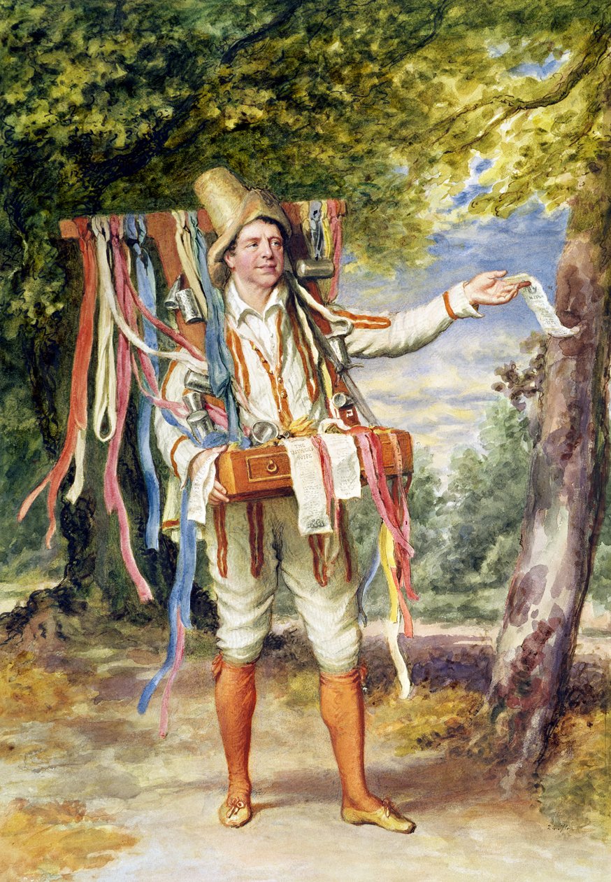 Båndsælgeren, 1874 af English School