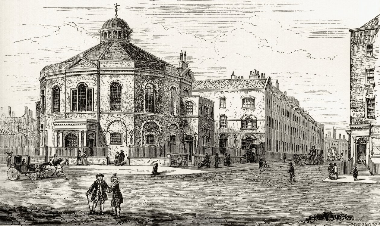 The Surrey Chapel, Blackfriars Road, Southwark, fra 