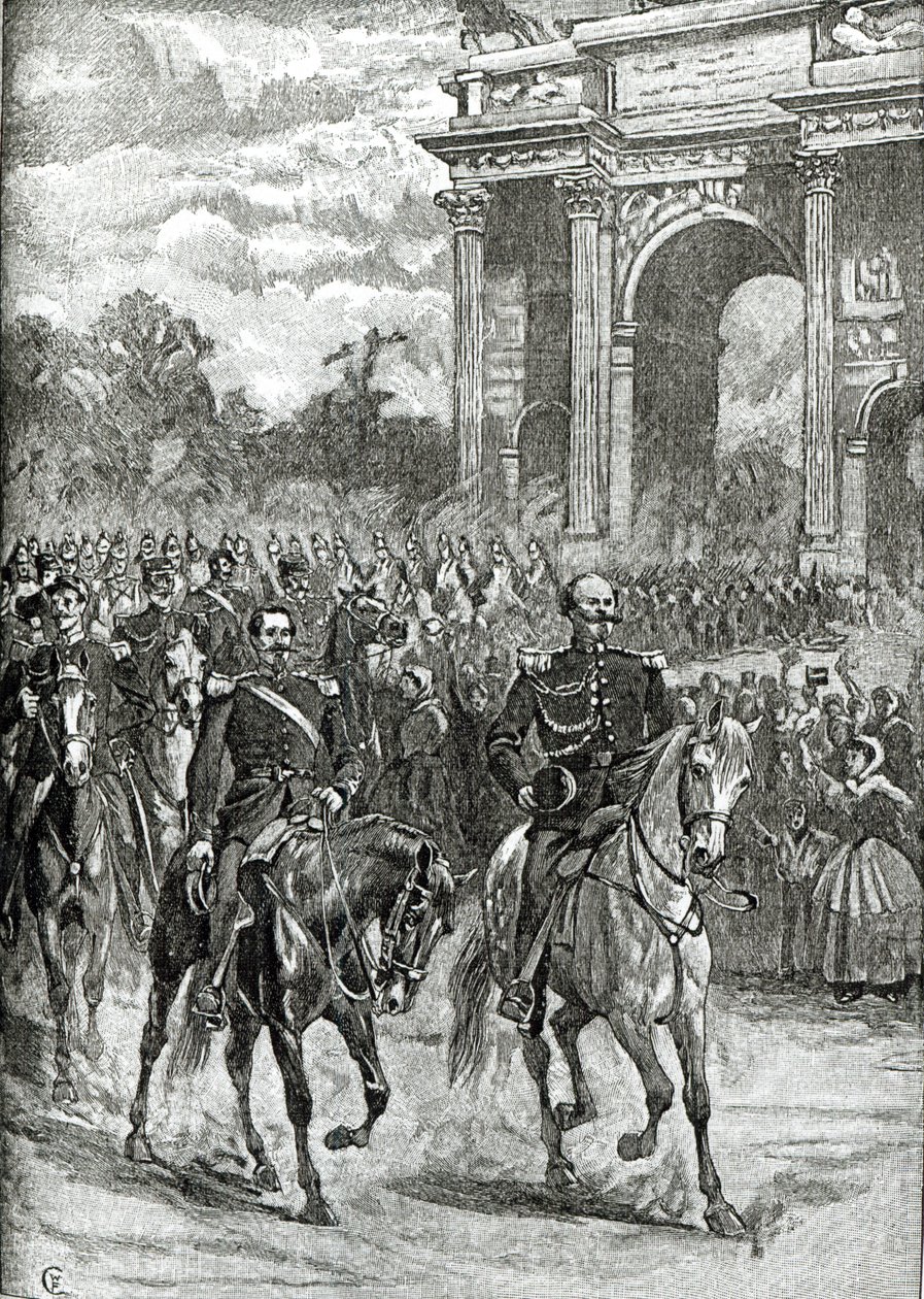 Napoleon IIIs og Victor Emmanuels indtog i Milano af English School