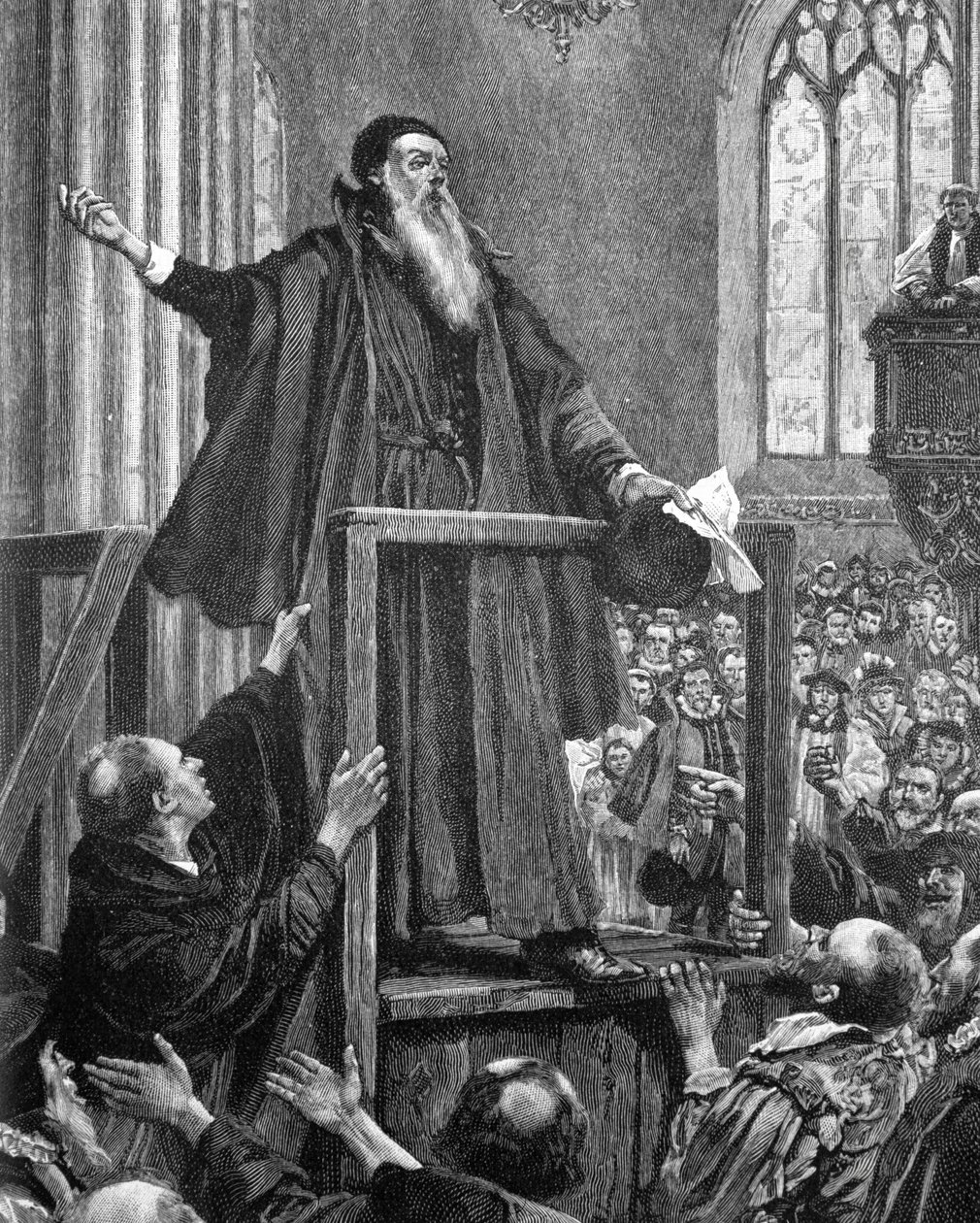 Thomas Cranmer (1489-1556) Prædiken af English School