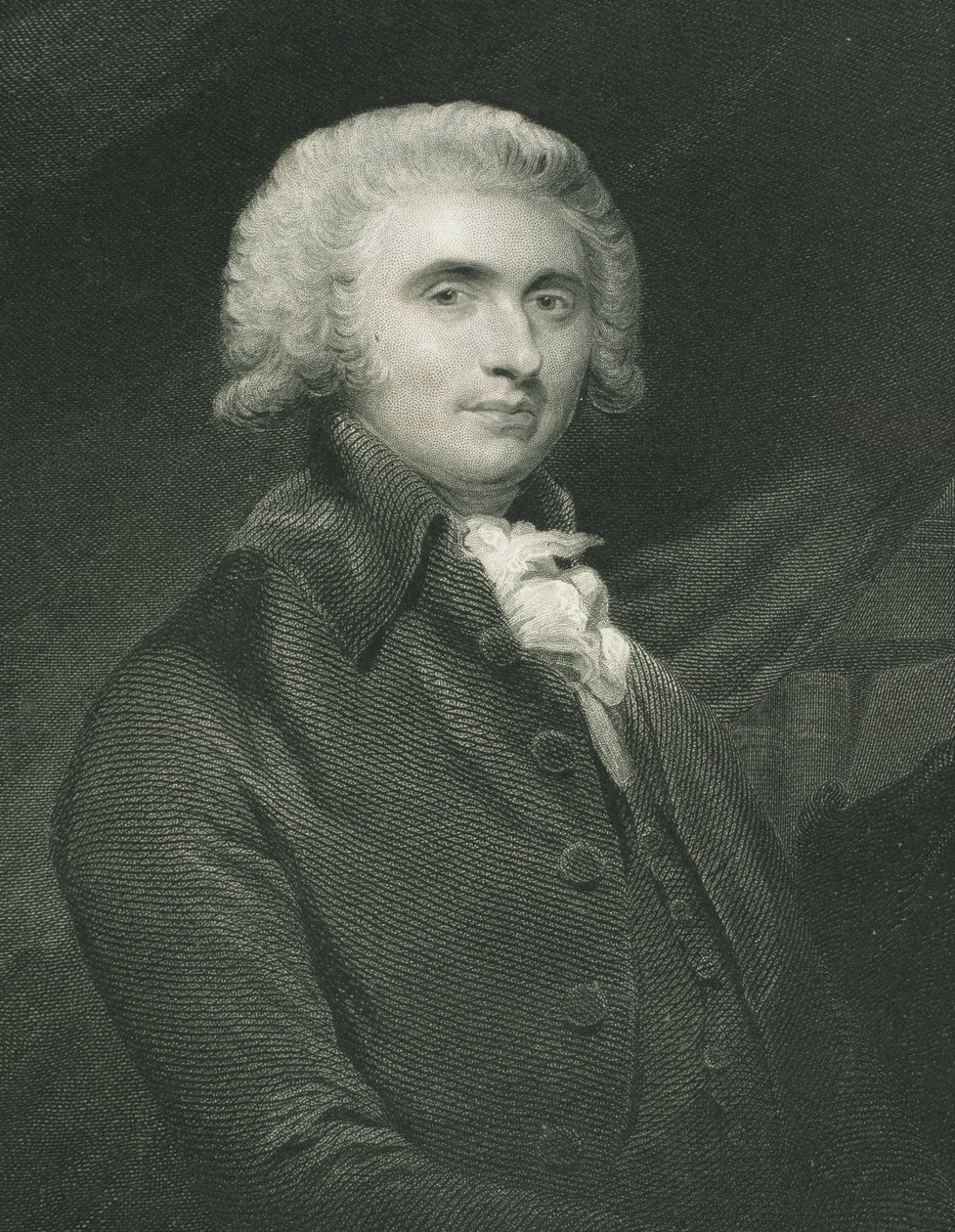 Thomas Erskine (1750-1823), 1. baron af Restormel, fra "Gallery of Portraits", udgivet i 1833 af English School