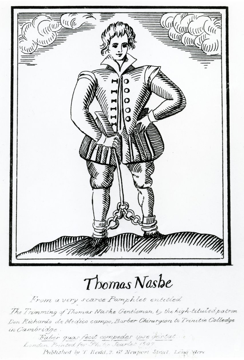 Thomas Nashe Fra en meget sparsom pjece med titlen 