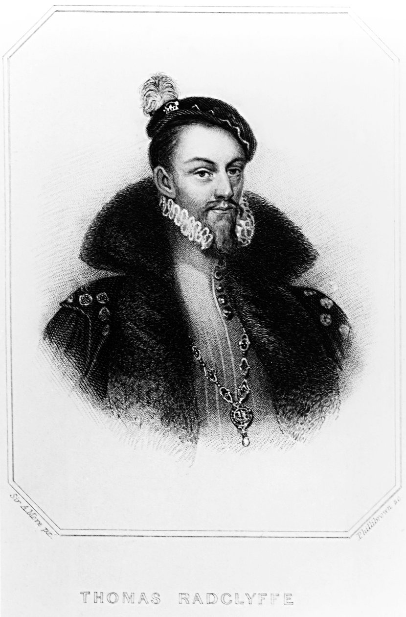 Thomas Radclyffe (ca. 1526-83) 3. jarl af Sussex af English School