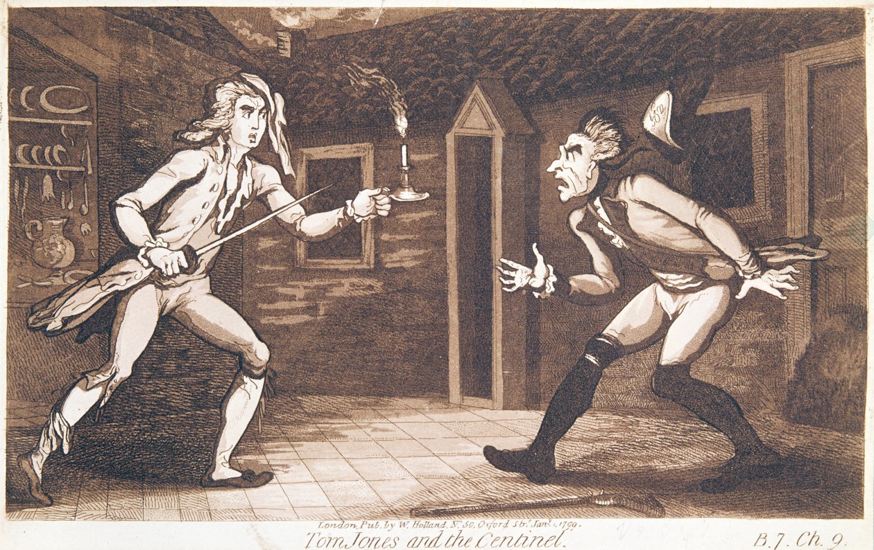 Tom Jones og Centinel, 1799 af English School