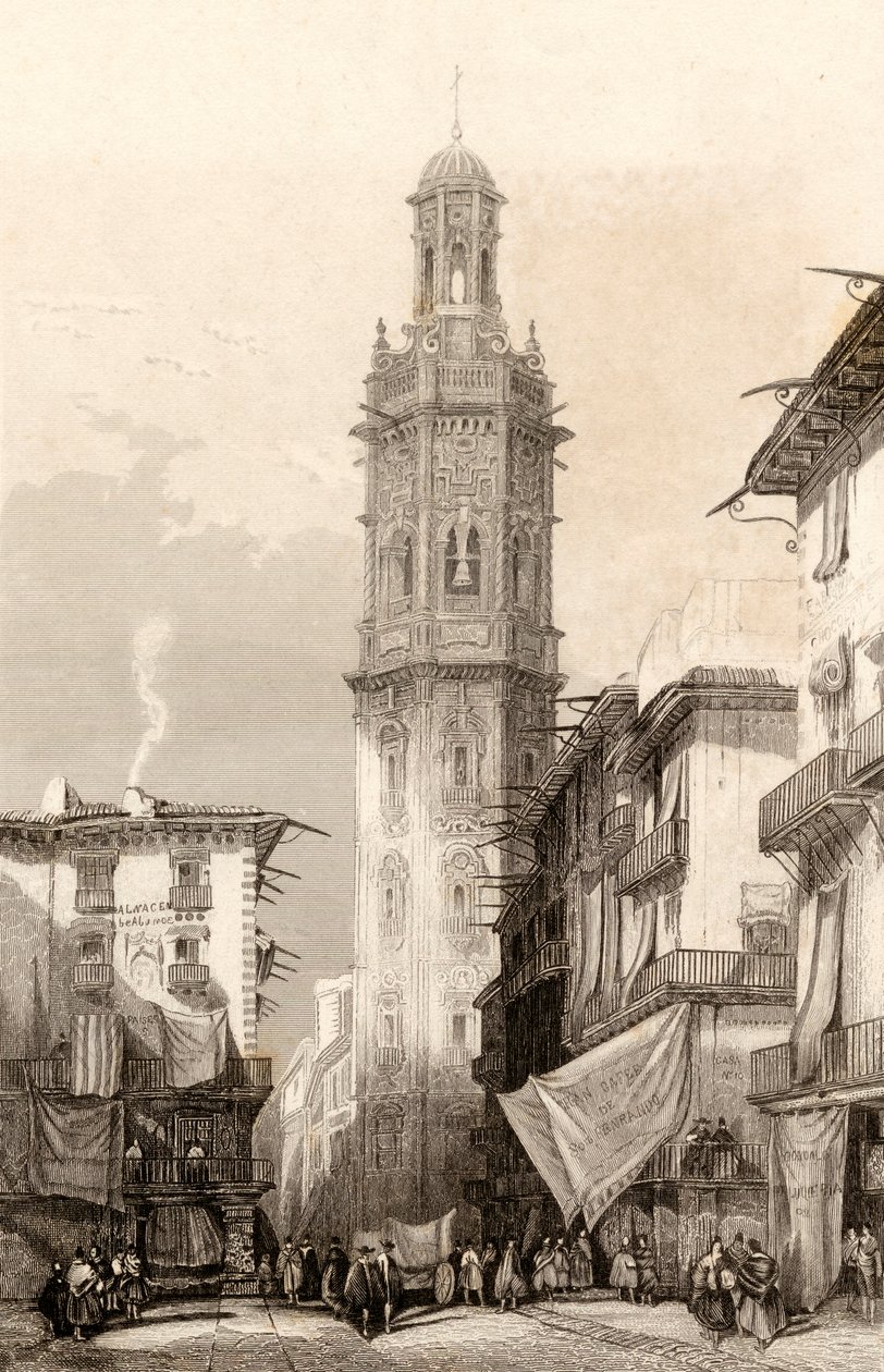 Torre Santa Catalina, Valencia, Spanien af English School