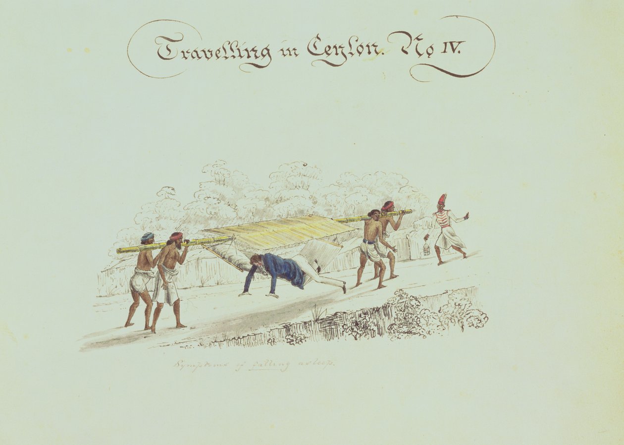 Rejser i Ceylon No.IV, c.1835 af English School