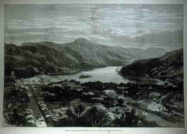 Besøg af Sailor Princes til Ceylon: View of Kandy, fra The Illustrated London News, 11. februar 1882 af English School