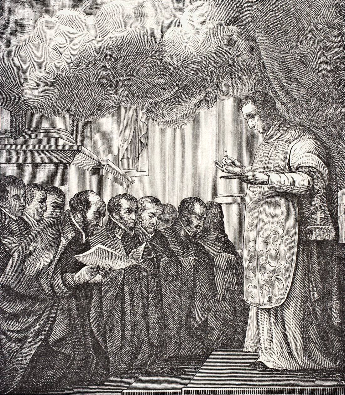 Løfte fra de første kompagnoner af Skt. Ignatius, 1878 af English School