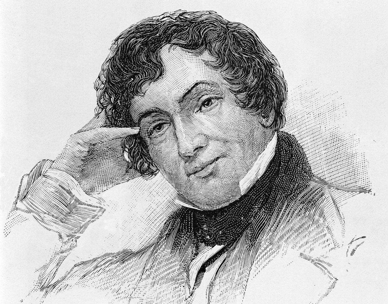 Washington Irving (1783-1859) af English School