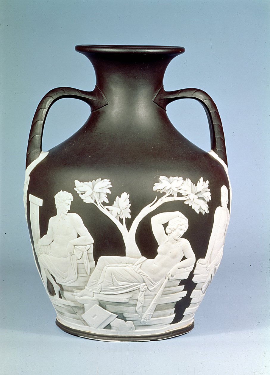 Wedgwood stentøj kopi af Portland Vase, 1790 (keramik) af English School