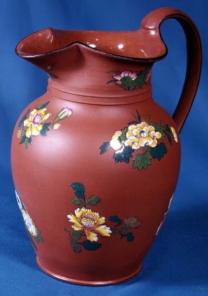 Wedgwood-kande, ca.1840 (brunt stentøj) af English School