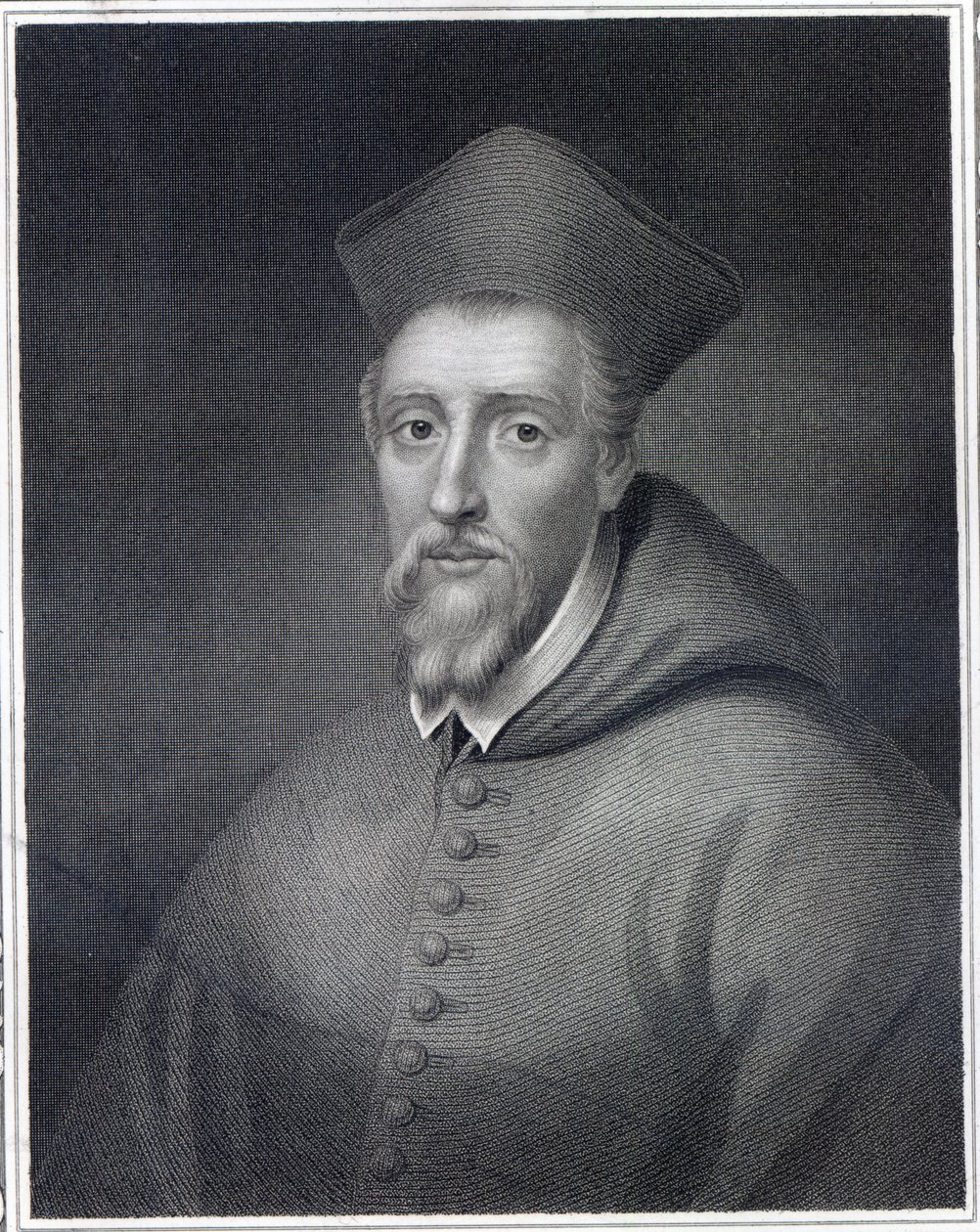 William Allen (1532-94), graveret af J.Cochran af English School