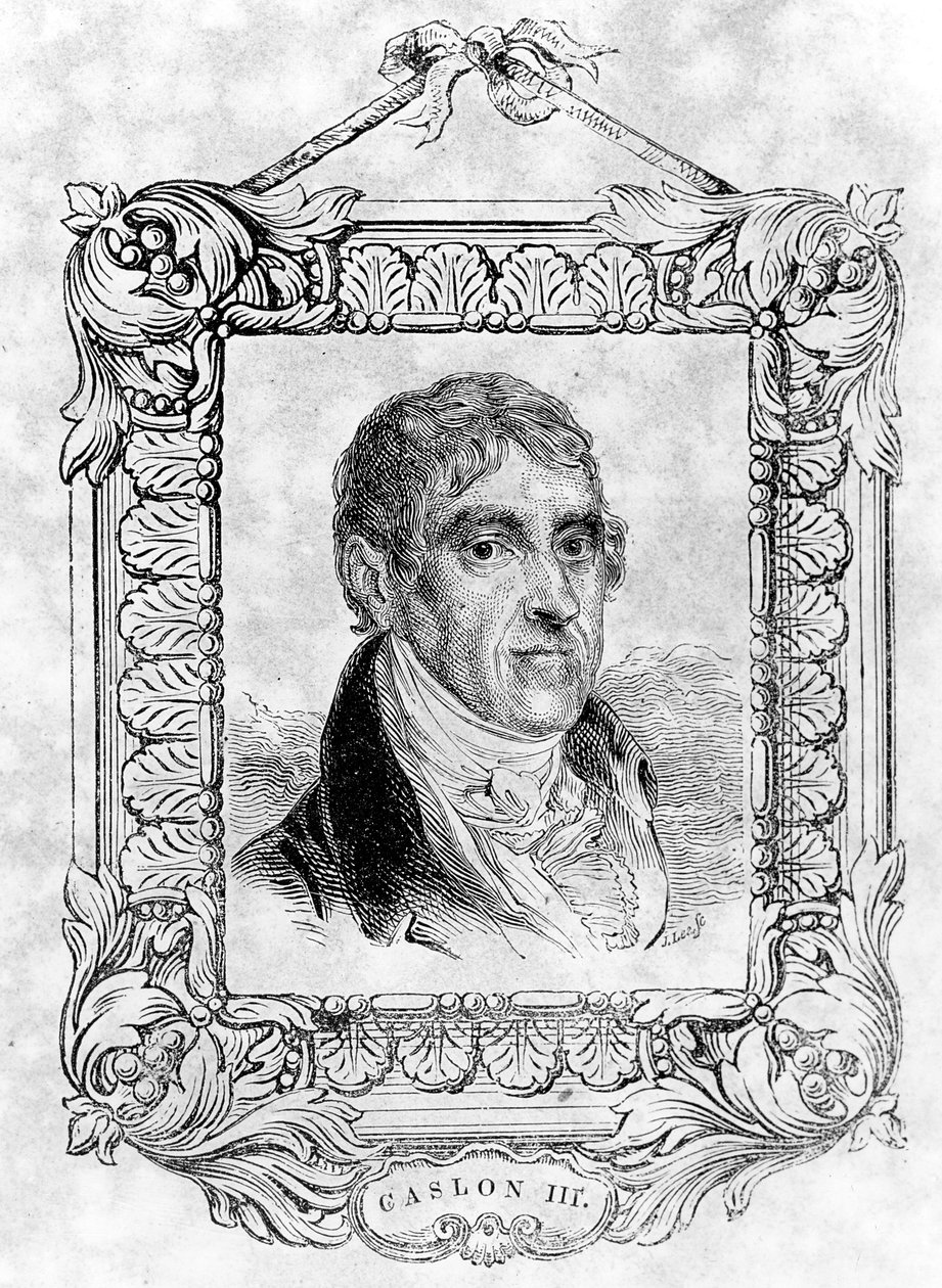 William Caslon III af English School