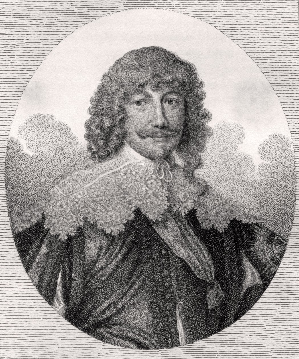 William Cavendish, graveret af Bocquet, illustration fra 