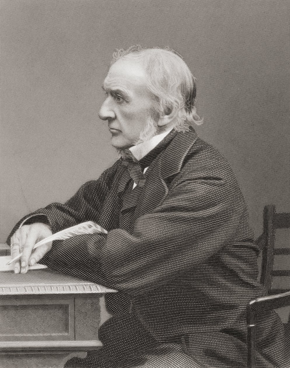 William Ewart Gladstone, 1883 af English School