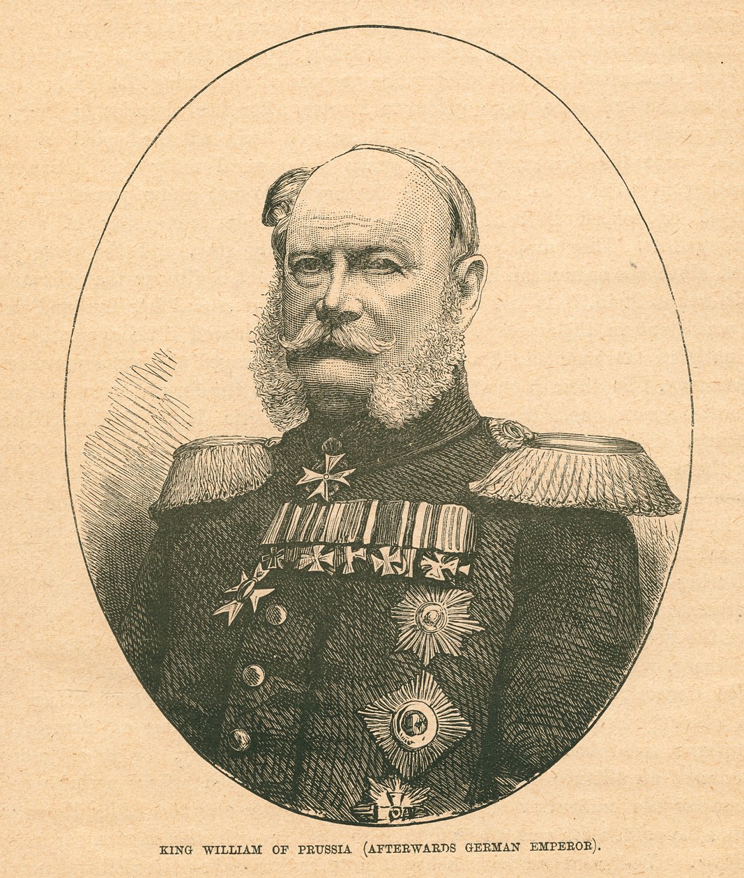 Vilhelm I, Konge af Preussen af English School