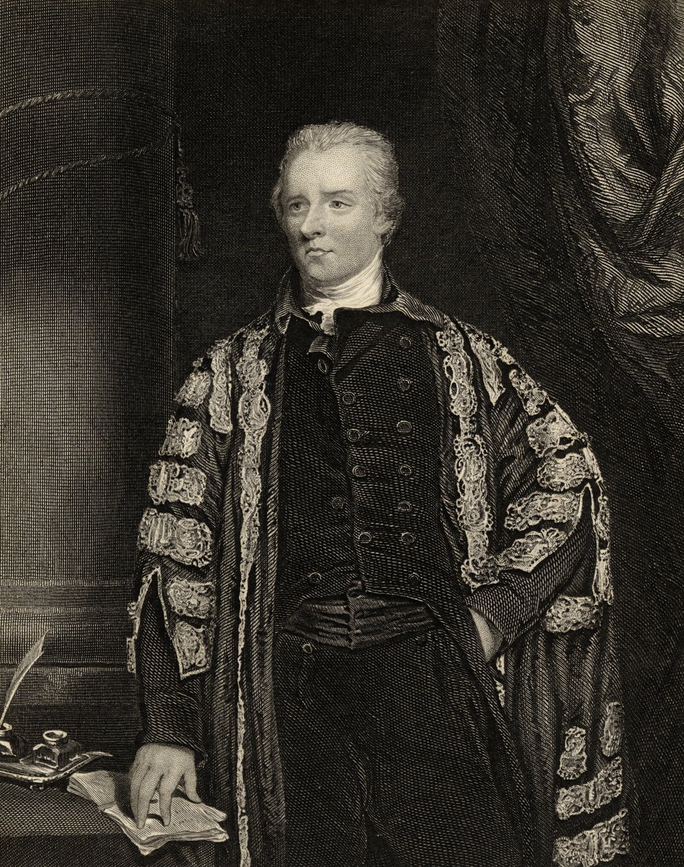William Pitt den yngre (1759-1806) af English School