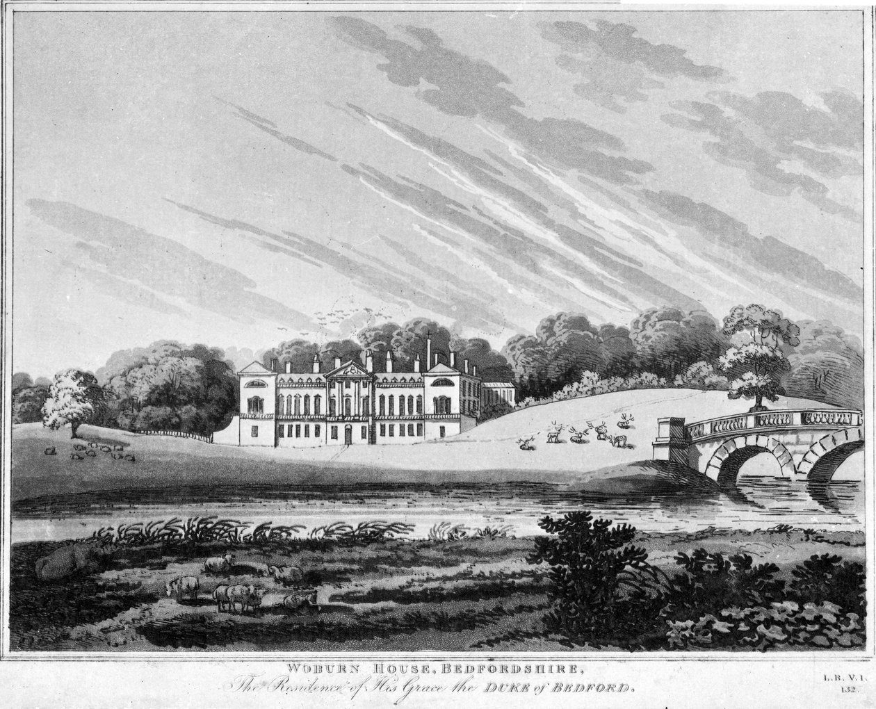 Woburn Abbey, Bedfordshire af English School