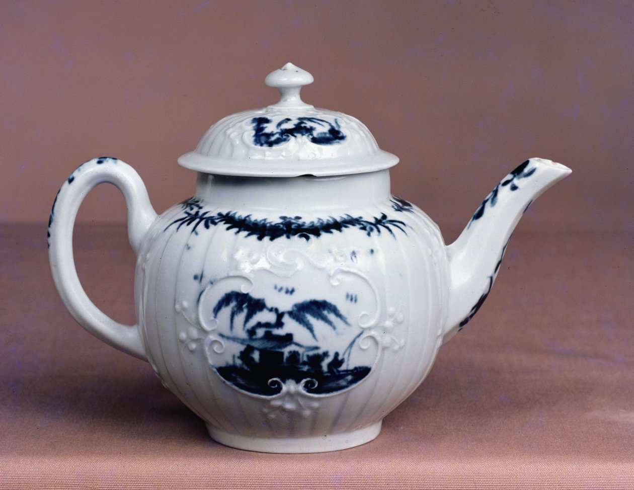 Worcester tekande, ca. 1755 (porcelæn) af English School