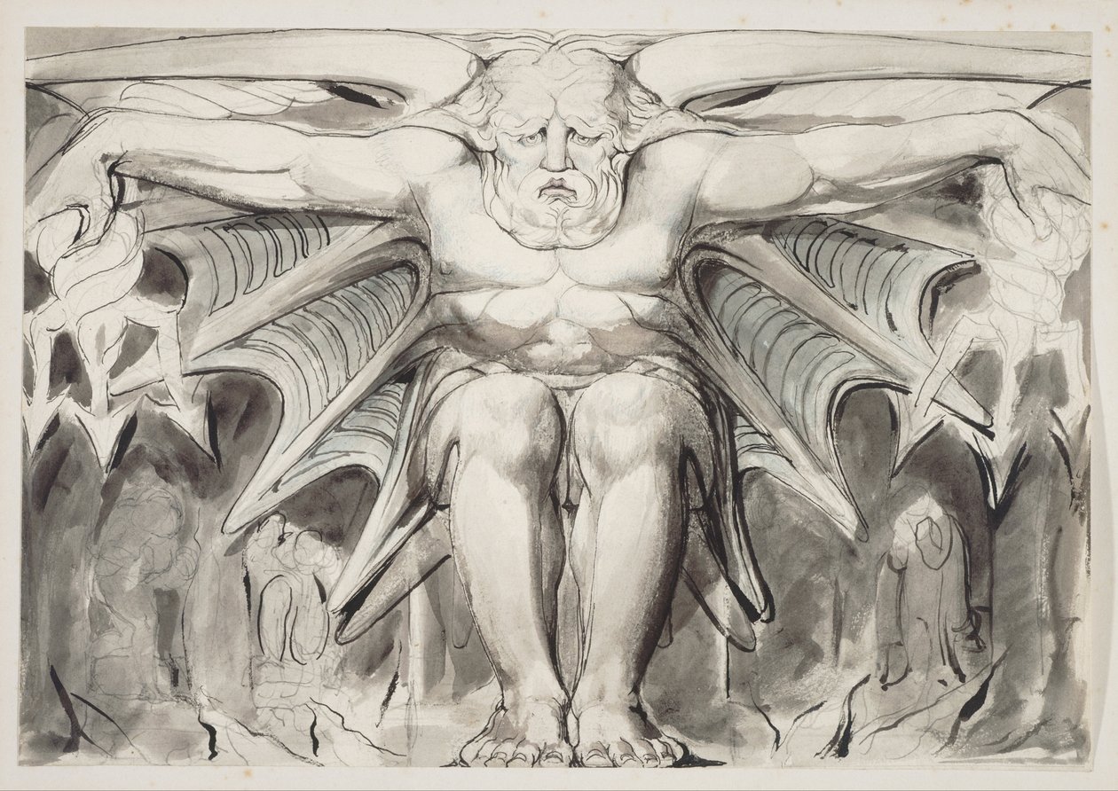 En ødelæggende guddom af William Blake