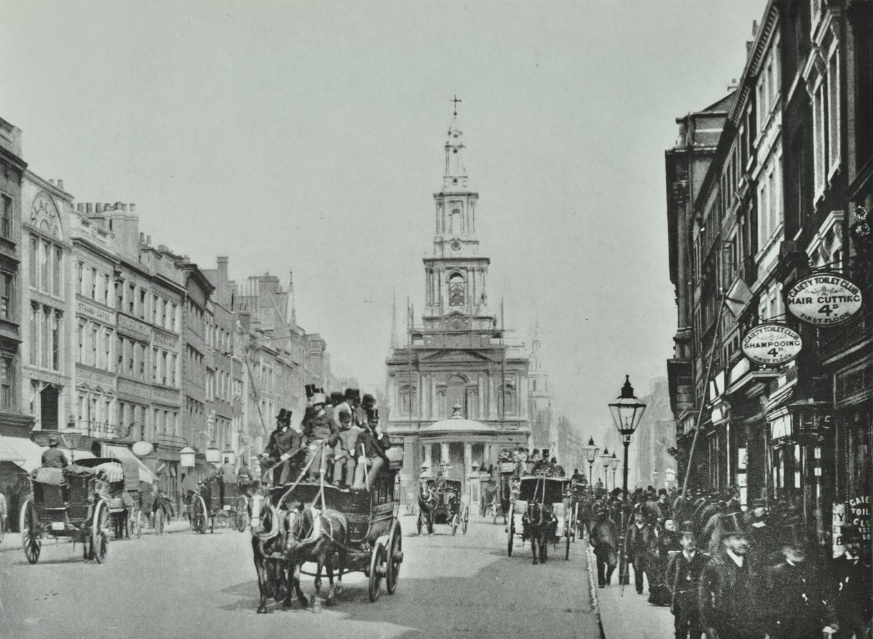 4-10 Strand, Westminster LB: forhøjninger, 1895 af English Photographer