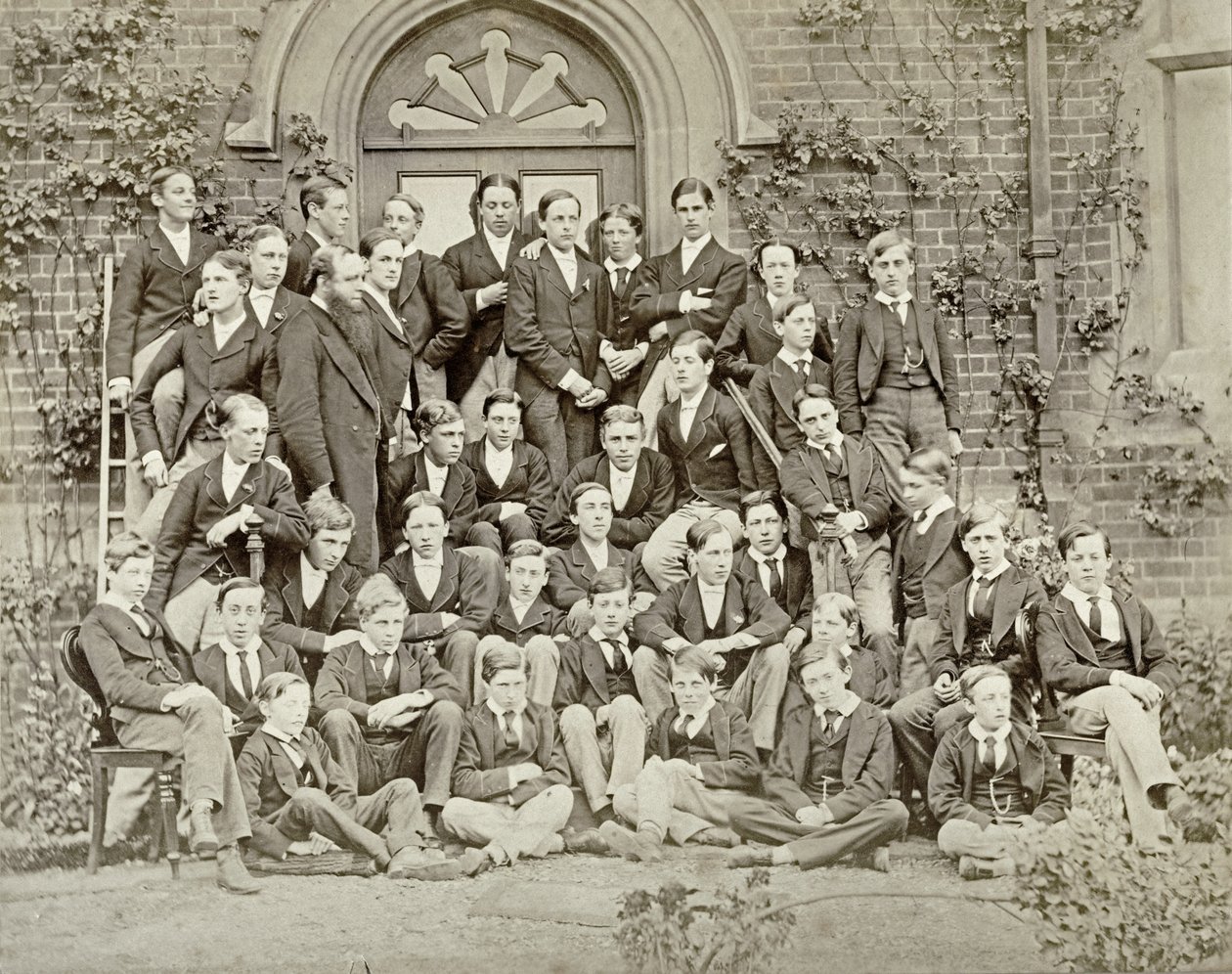 Et husfotografi på Eton College, 1870
