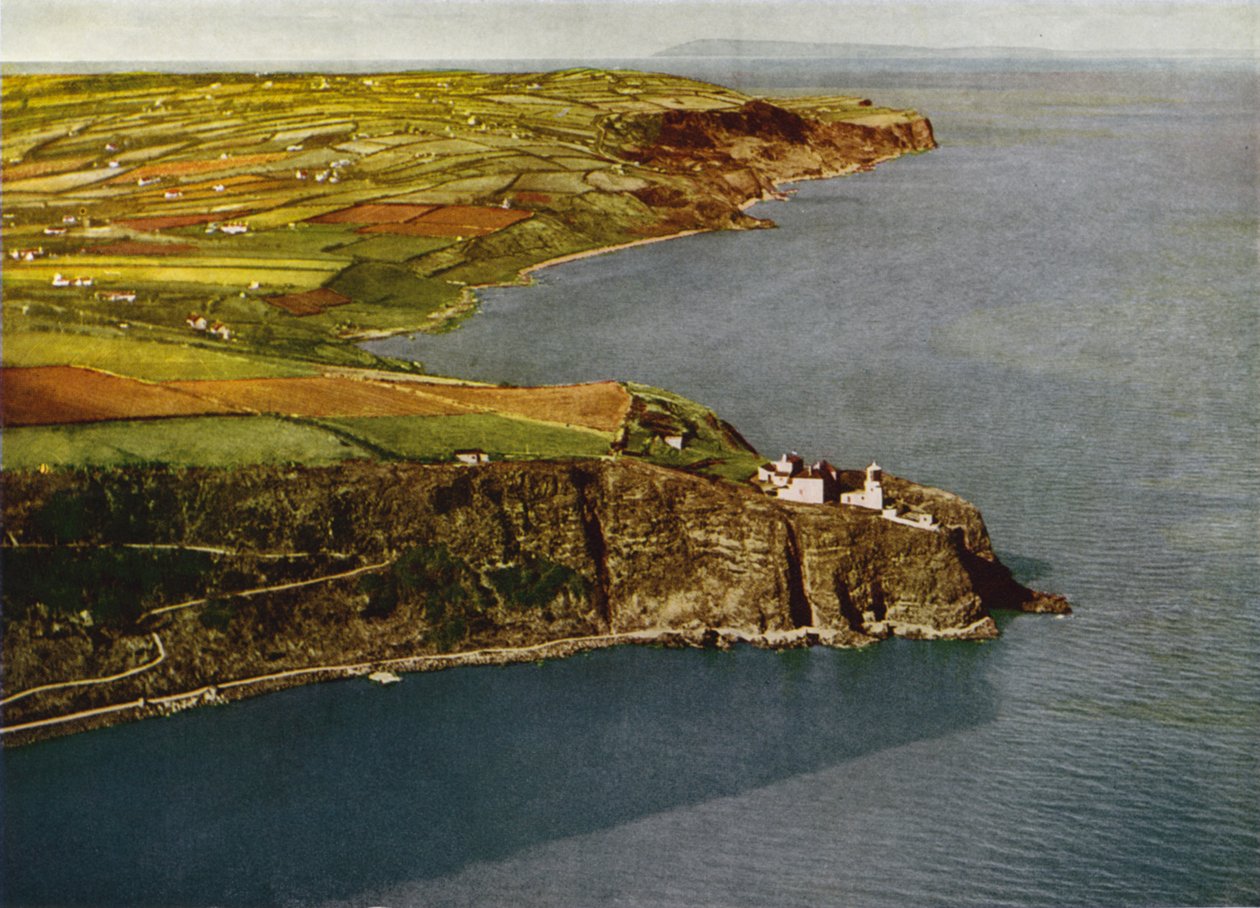 Blackhead og Islandmagee, County Antrim (farvefoto) af English Photographer