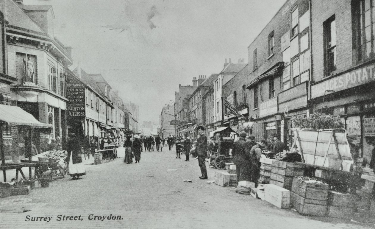 Britannia, Surrey Street, Croydon: gademarked, 1890 af English Photographer