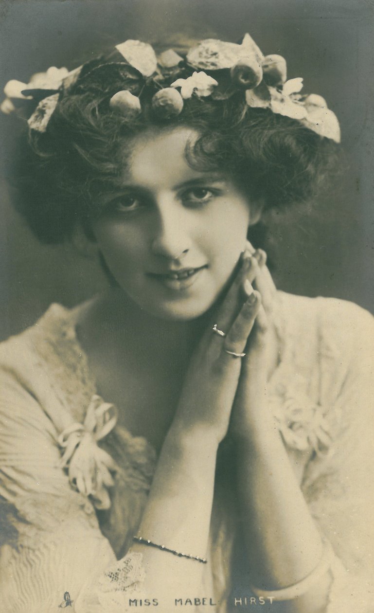 Berømtheder på scenen: Miss Mabel Hirst, ca. 1903-08 af English Photographer